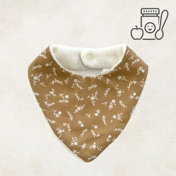 Bavoir bandana Camel