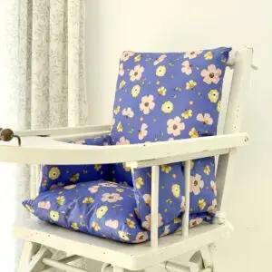 coussin chaise haute Fleur