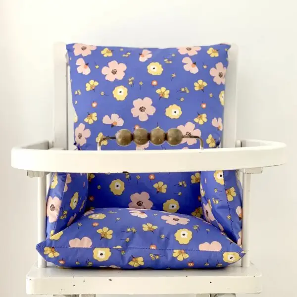 coussin chaise haute Fleur