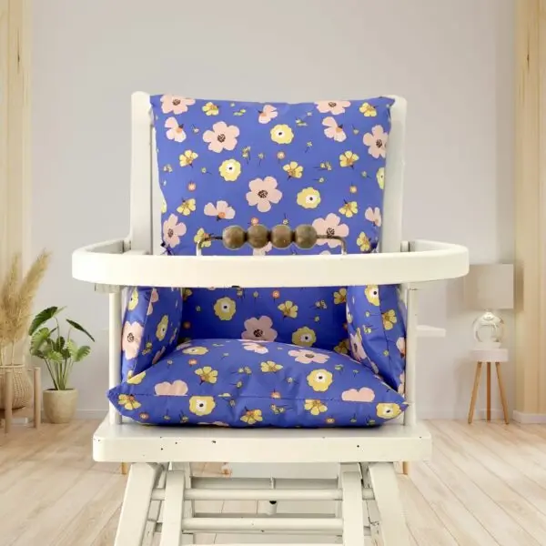 coussin chaise haute Fleur