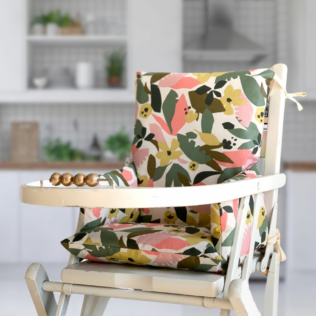 Bavoirs ronds 11 Coussin Brenda pour chaise haute Combelle
