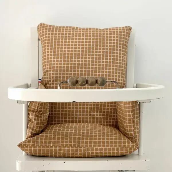 Coussin de chaise haute Cassonade