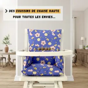 Coussin chaise haute