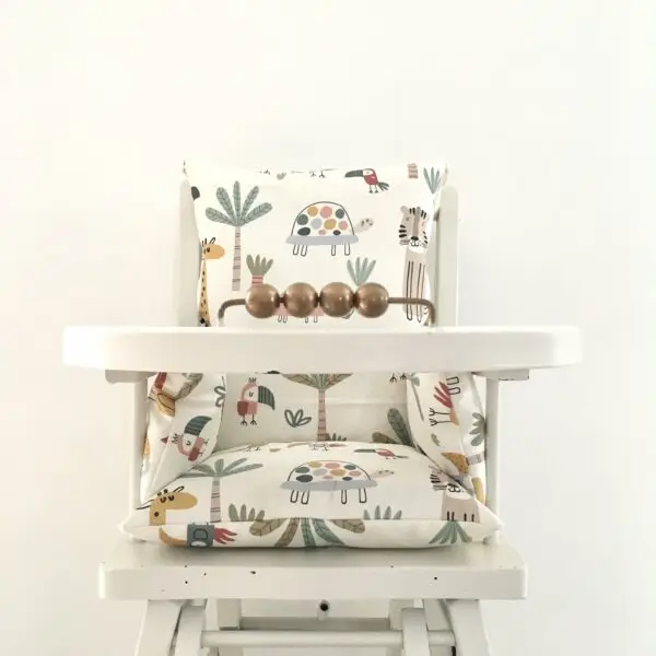 Coussin chaise haute savane