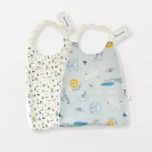 Duo de bavoirs serviettes
