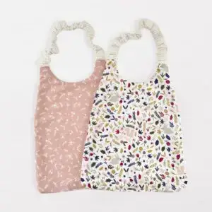duo de bavoirs serviettes Fleur