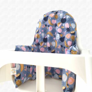 Housse chaise haute Ikea Antilop modèle marcel