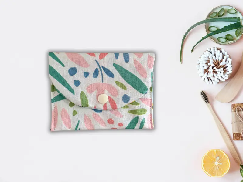 pochette à savon imperméable modèle Flora