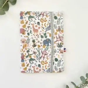 Protège carnet de santé Jungle