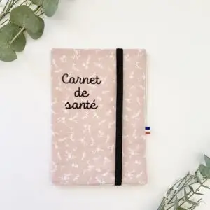 Protège carnet de santé Rosa