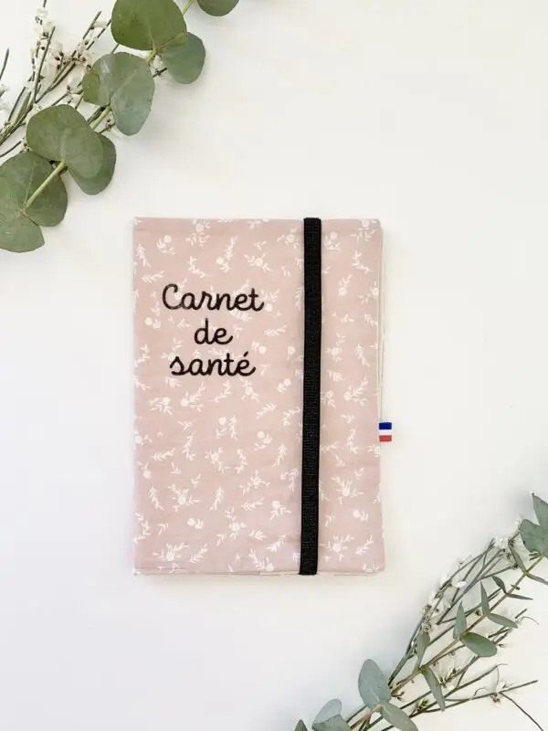 Protège carnet de santé Rosa