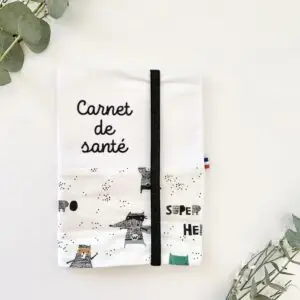 Protège carnet de santé Super Héro