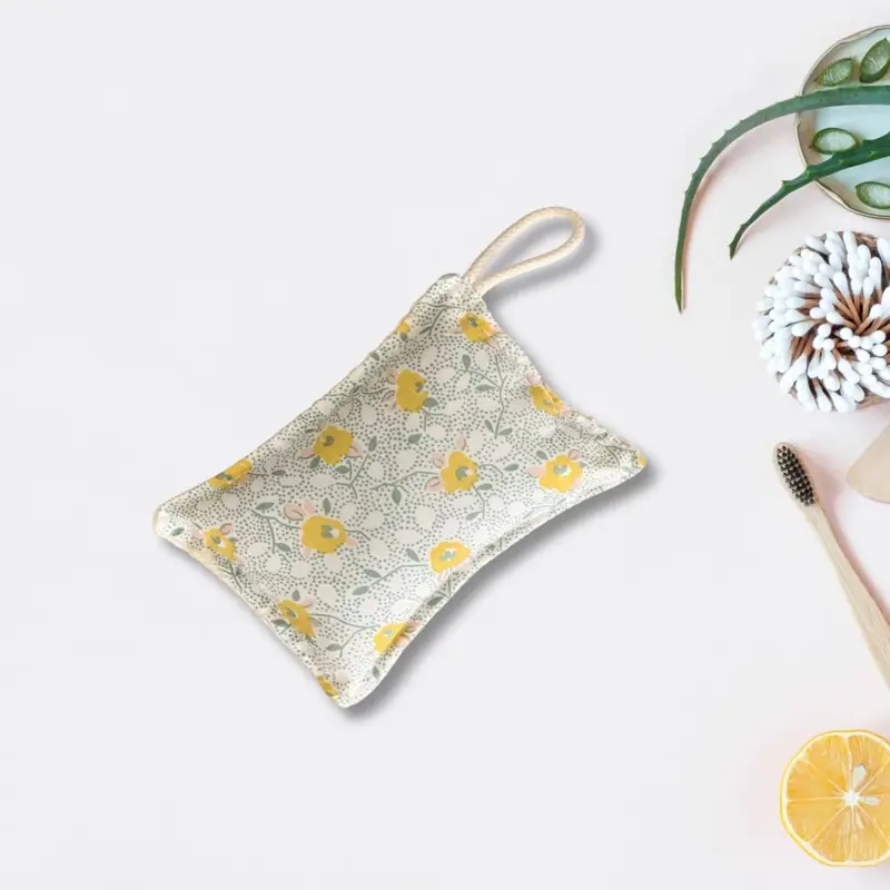 Essuie-tout & éponge écologique 1 éponge écologique lavable fleurs