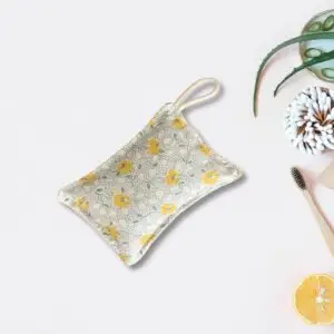 éponge écologique lavable fleurs