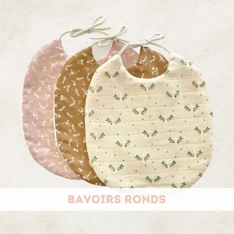 bavoirs ronds
