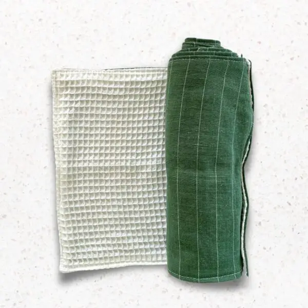 essuie-tout réutilisable vert
