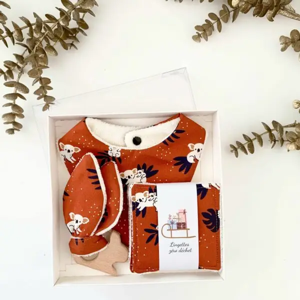 Coffre cadeau naissance Koalas