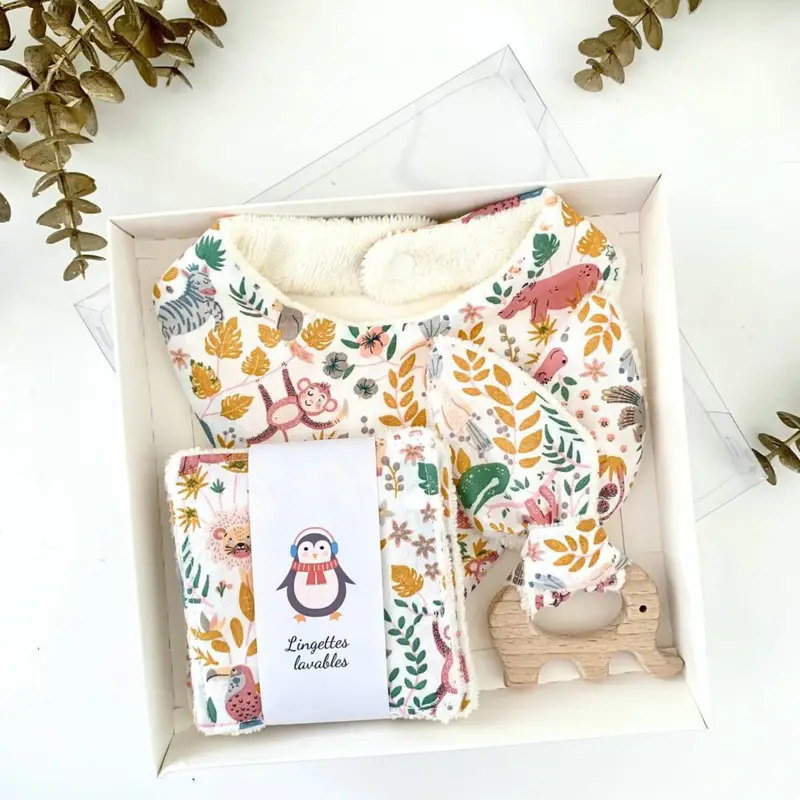 Coffre cadeau naissance Savane