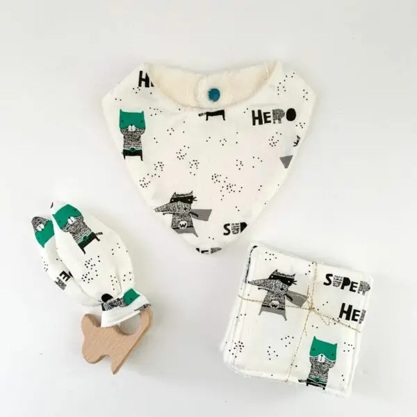 coffret de naissance modèle Super Héro