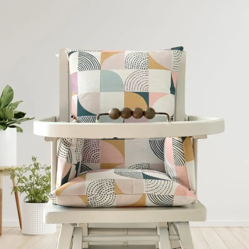 Coussins de chaise haute Romane et Alma 8 Coussin chaise haute Alma