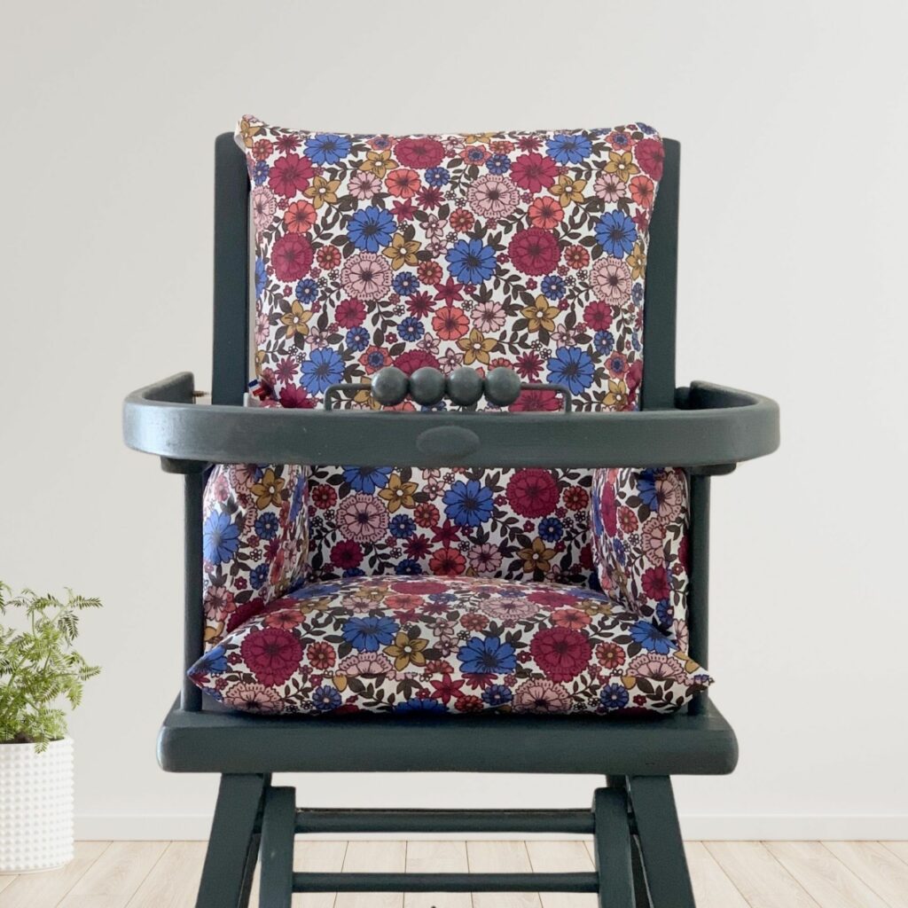 Coussin Chaise Haute Bois Ancienne