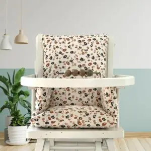 Coussin chaise haute Léopard