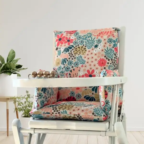 Coussin de chaise haute Miaou sur chaise haute Combelle