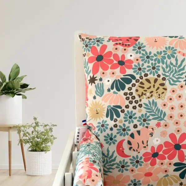 Coussin de chaise haute Miaou sur chaise haute Combelle