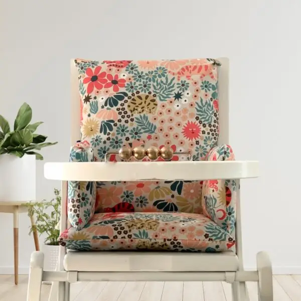 Coussin universel chaise haute Miaou pour chaise haute Combelle
