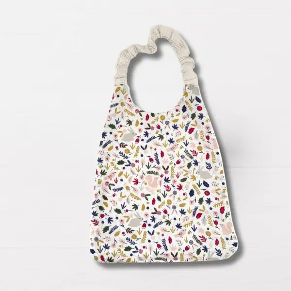 Bavoir serviette Flowers