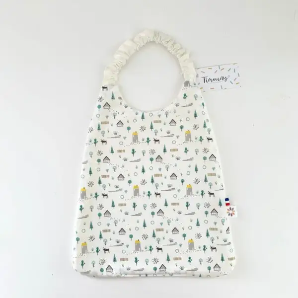 Bavoir serviette modèle Forêt
