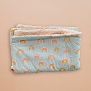 couverture en sherpa pour bébé motif rainbowæ©