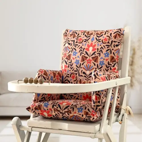 Coussin chaise haute Jeanne 4 Jeanne High Chair Cushion, Made in France