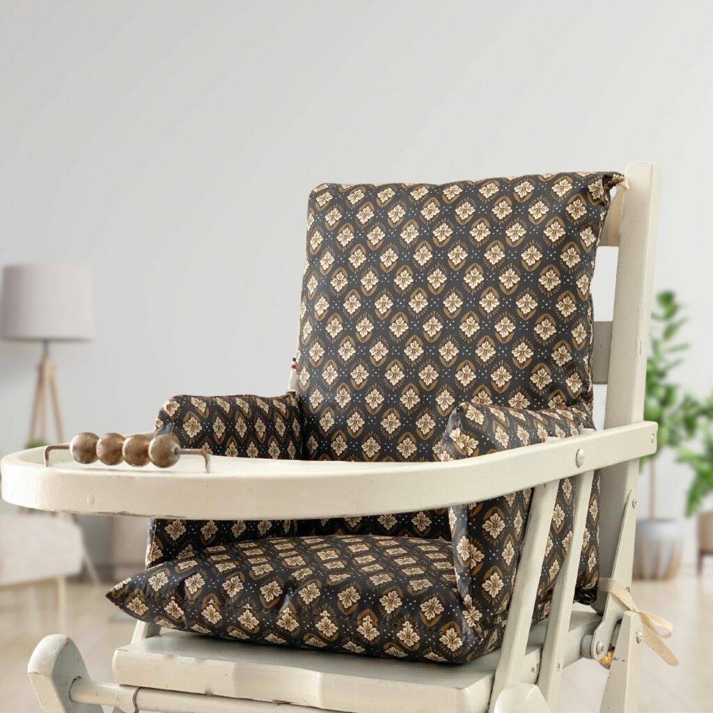 Coussin de chaise haute Marius fabriqué en France