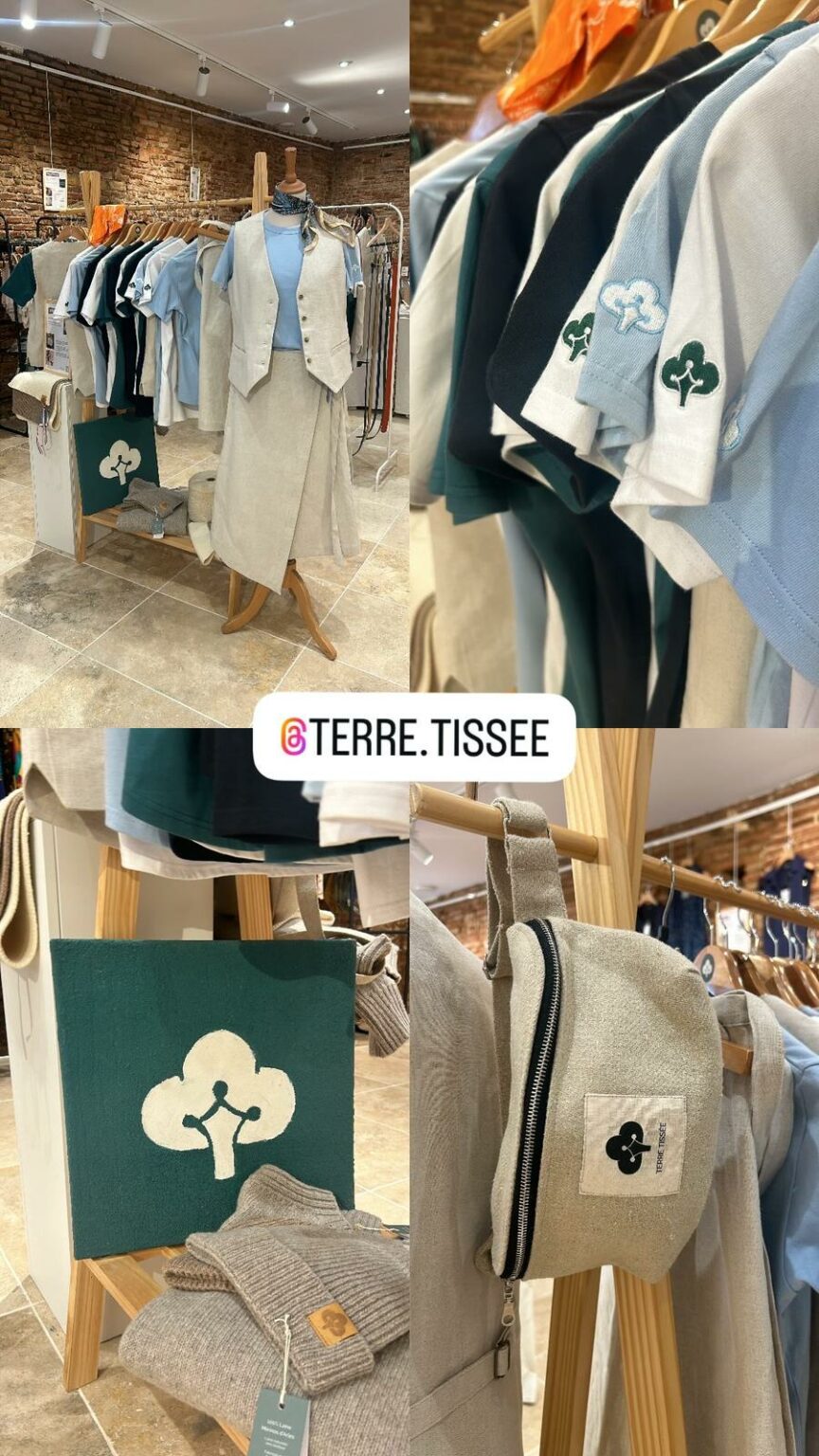 Le Pop-Up Toulousain : 17 créatrices locales réunies au cœur de Toulouse jusqu’au 31 mai 5 articles de la marque Terre tissée à la boutique éphémère toulousaine