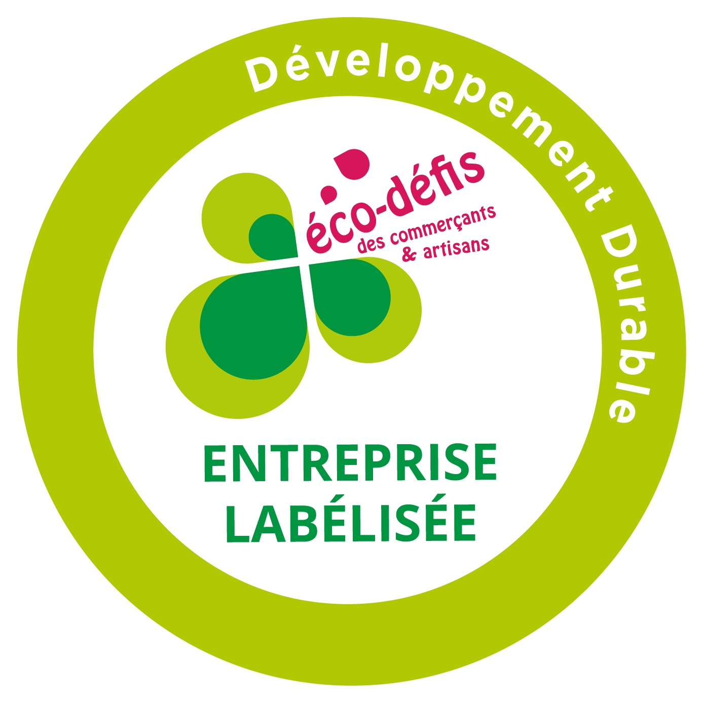 Logo du label Éco-défis obtenu par Timouny en 2022, récompensant son engagement pour le développement durable et une fabrication responsable.